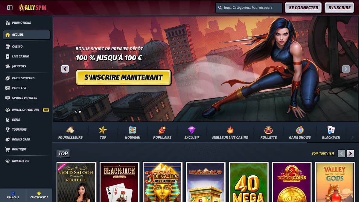 Visuel 8 AllySpin Casino