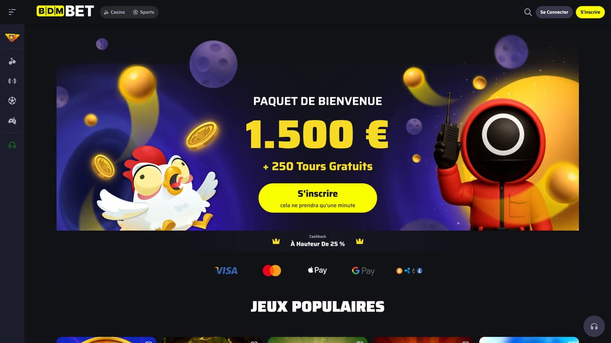 Visuel 7 Bdmbet Casino