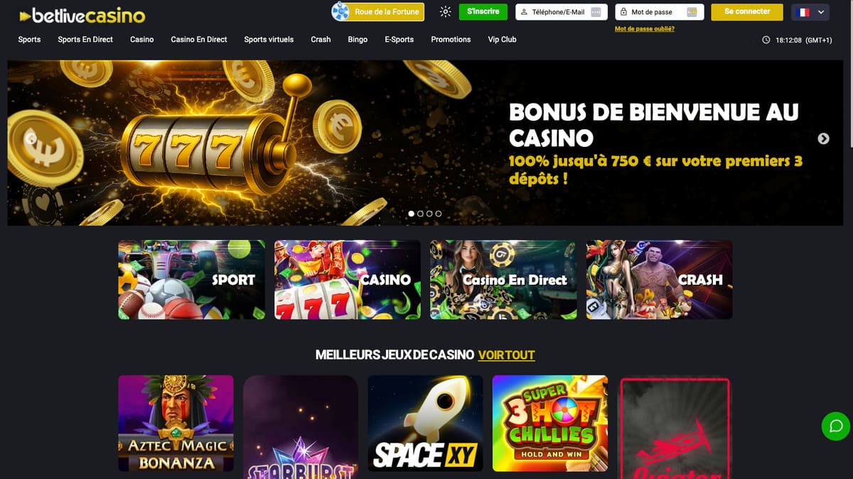 Visuel 7 BetLive casino
