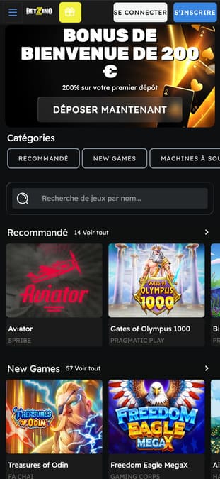 Visuel 7 Betzino Casino