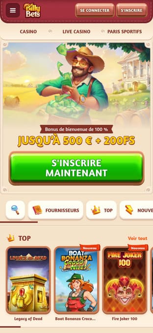 Visuel 10 BillyBets Casino