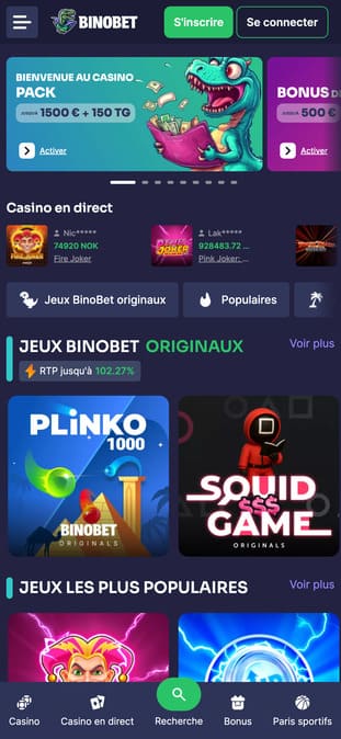 Visuel 9 Binobet Casino