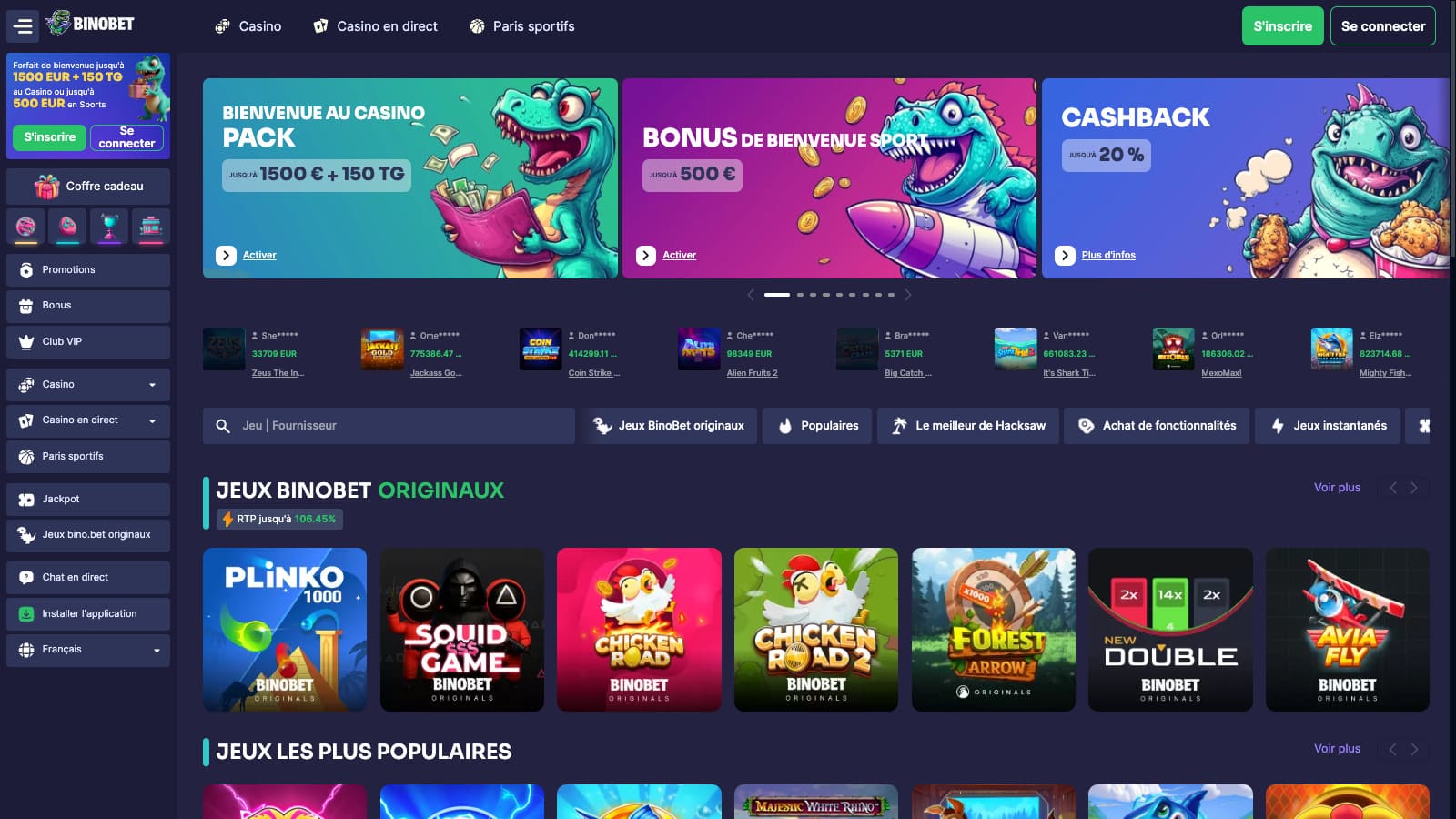 Visuel 7 Binobet Casino