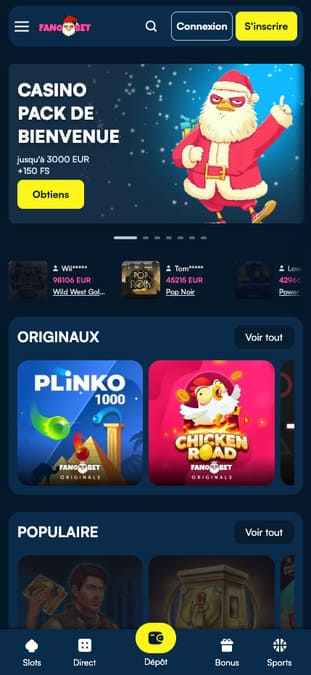 Visuel 9 Fano Bet Casino