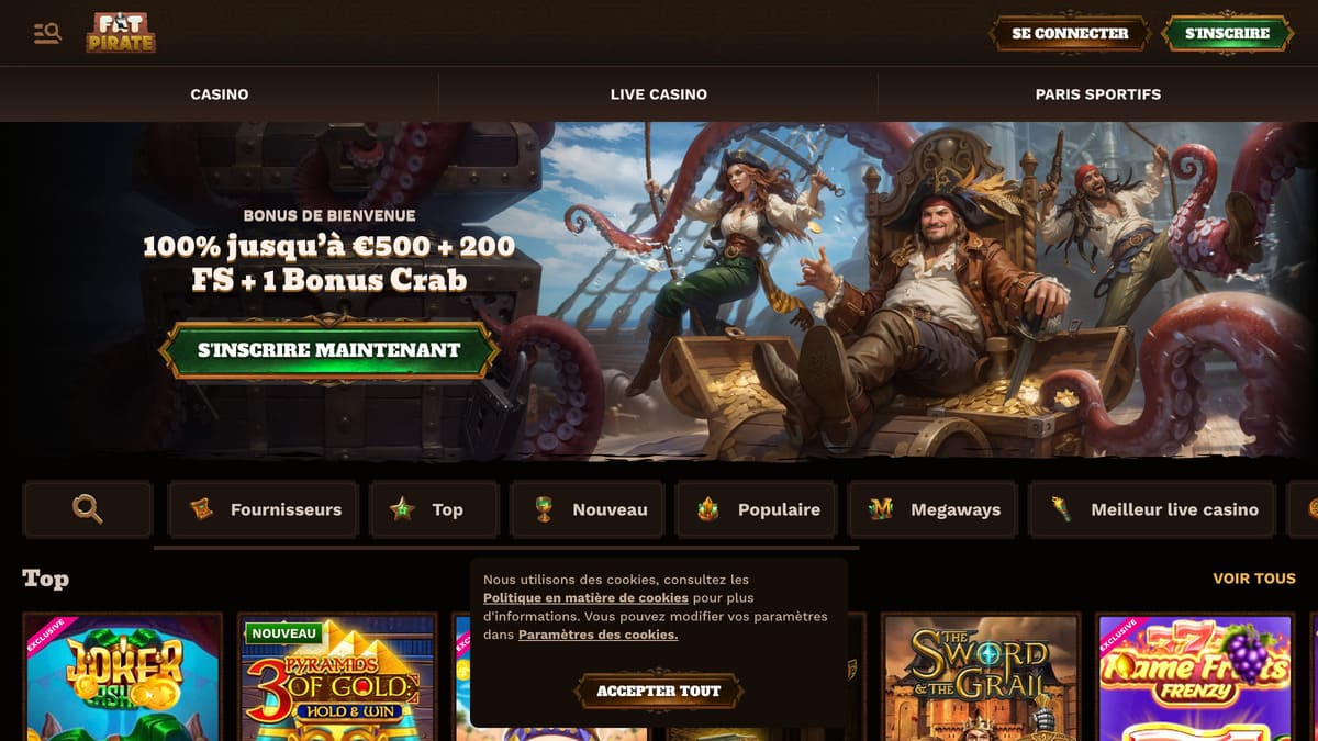 Visuel 8 FatPirate Casino