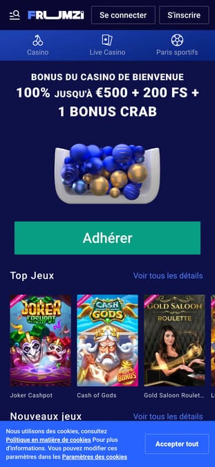 Visuel 10 Frumzi Casino