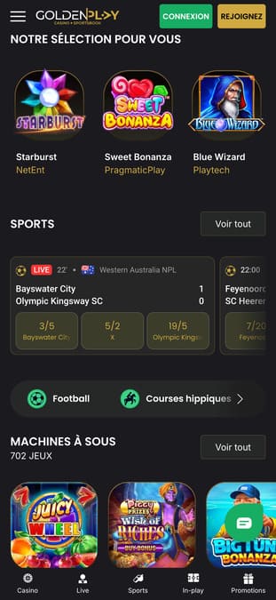 Visuel 9 GoldenPlay Casino