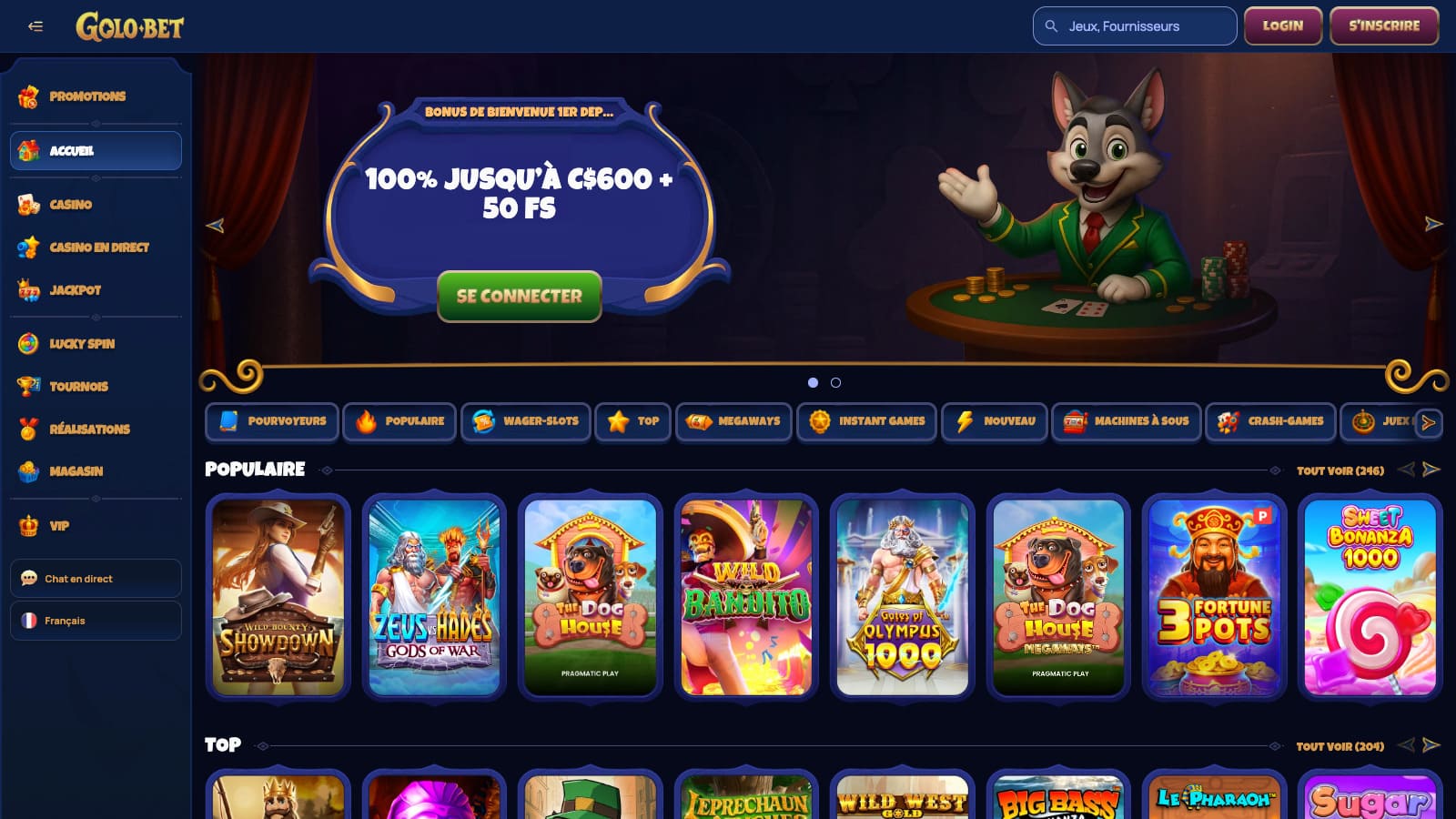 Visuel 7 Golobet Casino