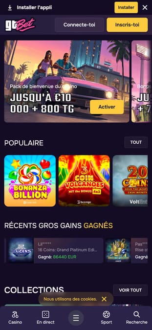 Visuel 9 GTBet Casino