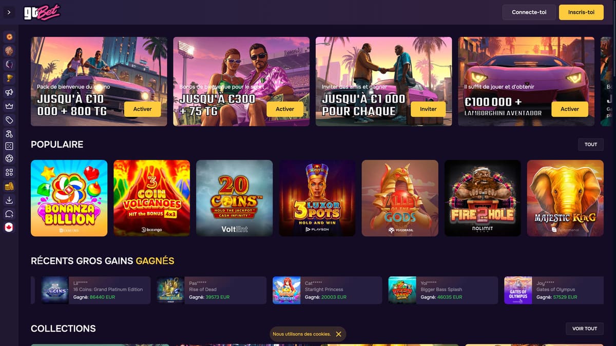 Visuel 7 GTBet Casino