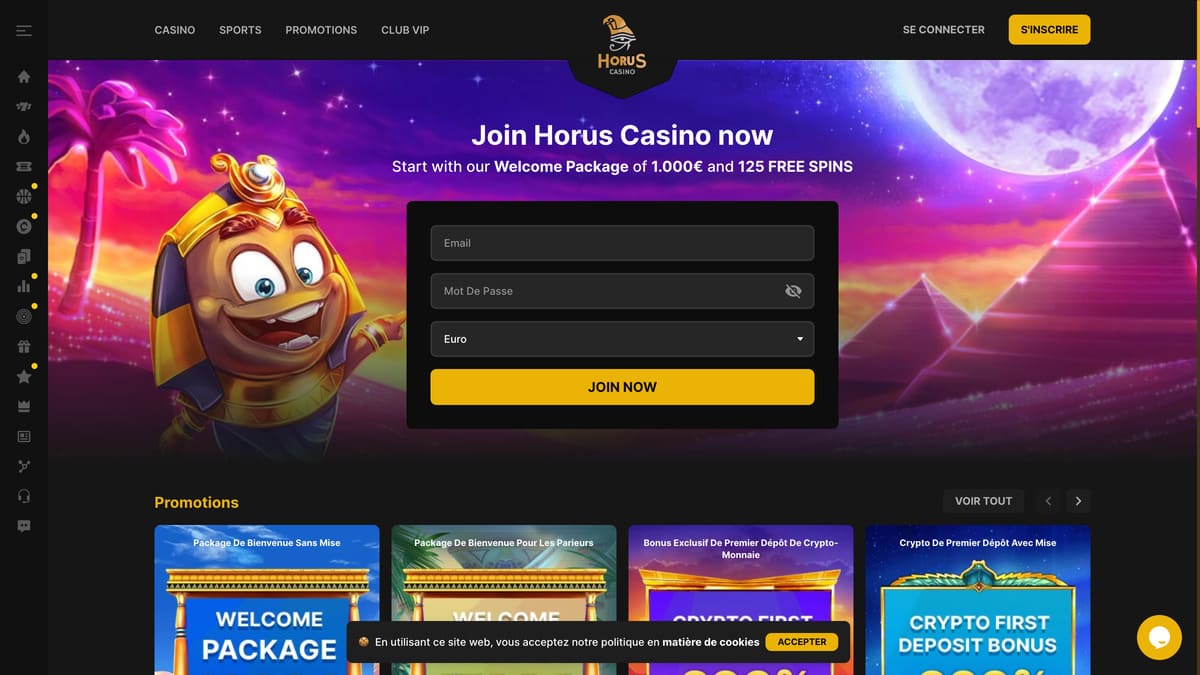Visuel 7 Horus Casino