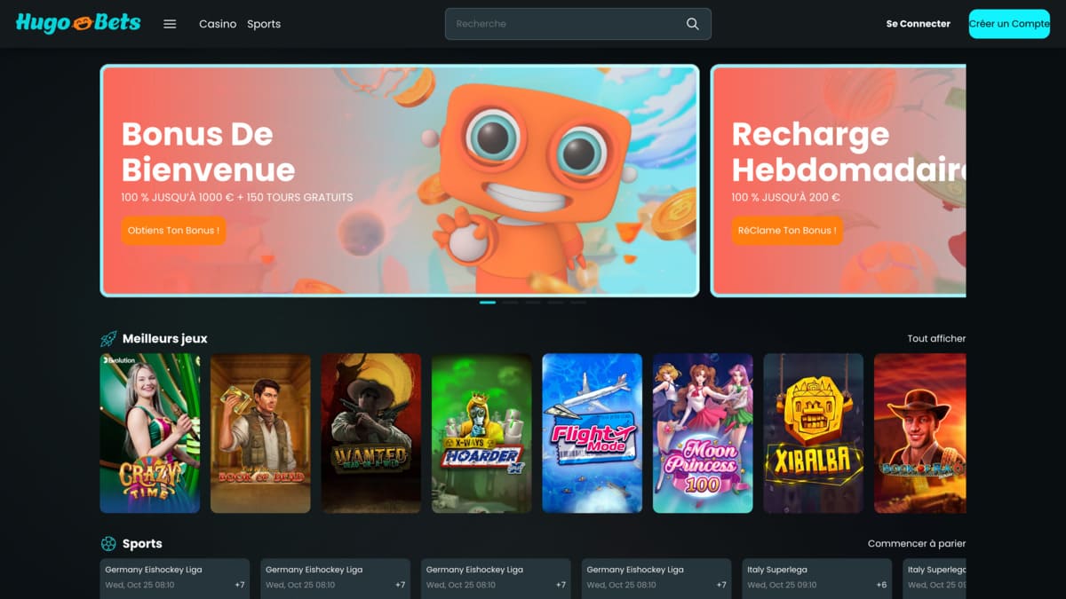 Visuel 7 Hugo Bets Casino