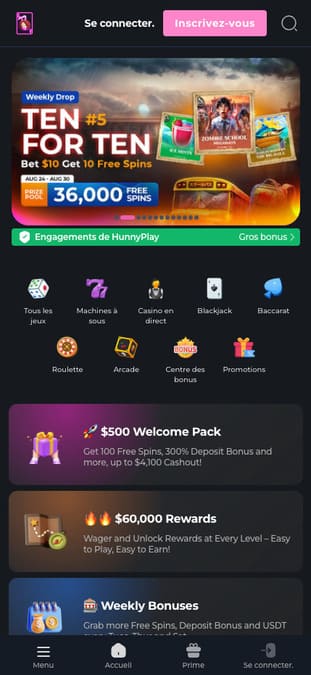 Visuel 9 HunnyPlay Casino