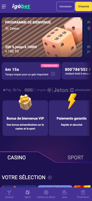Visuel 9 Igobet Casino