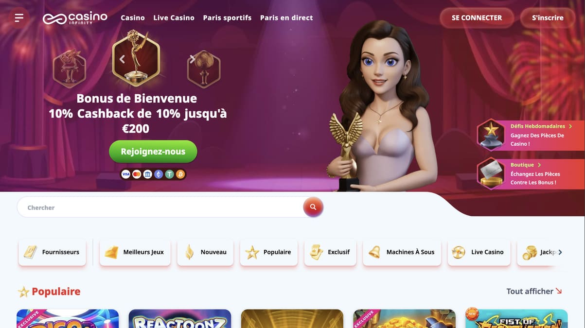 Visuel 7 Casino Infinity