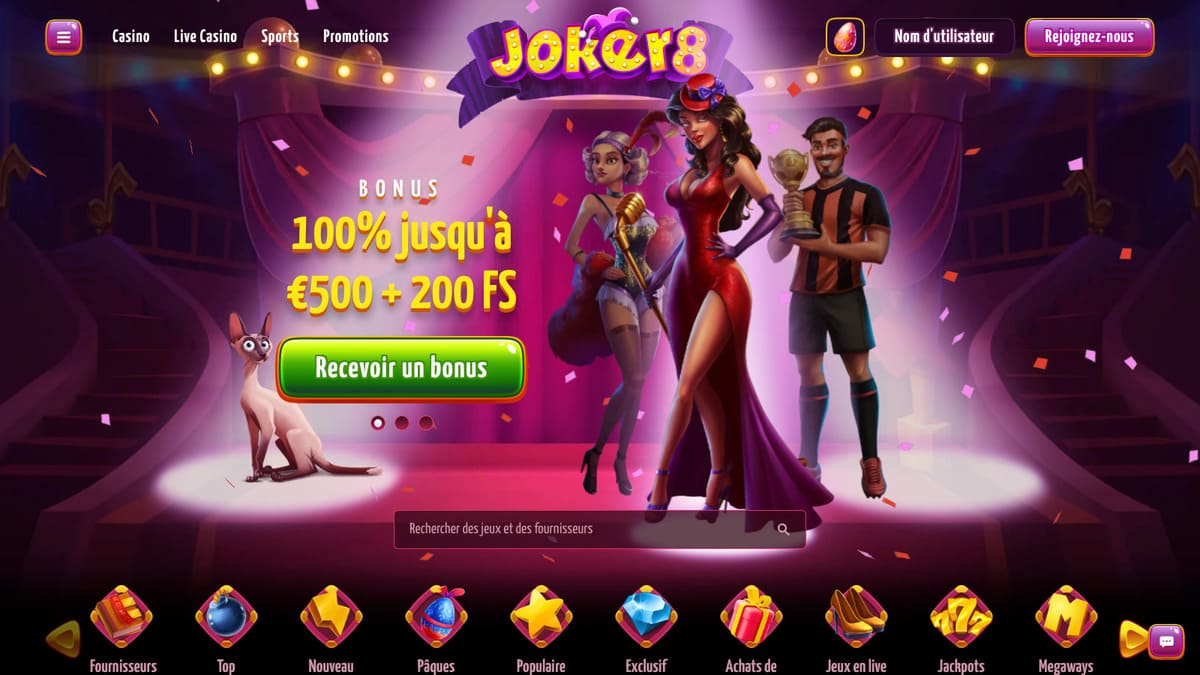 Visuel 8 Joker8 Casino