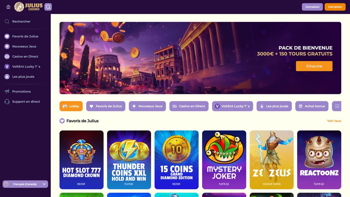 Visuel 7 Julius casino