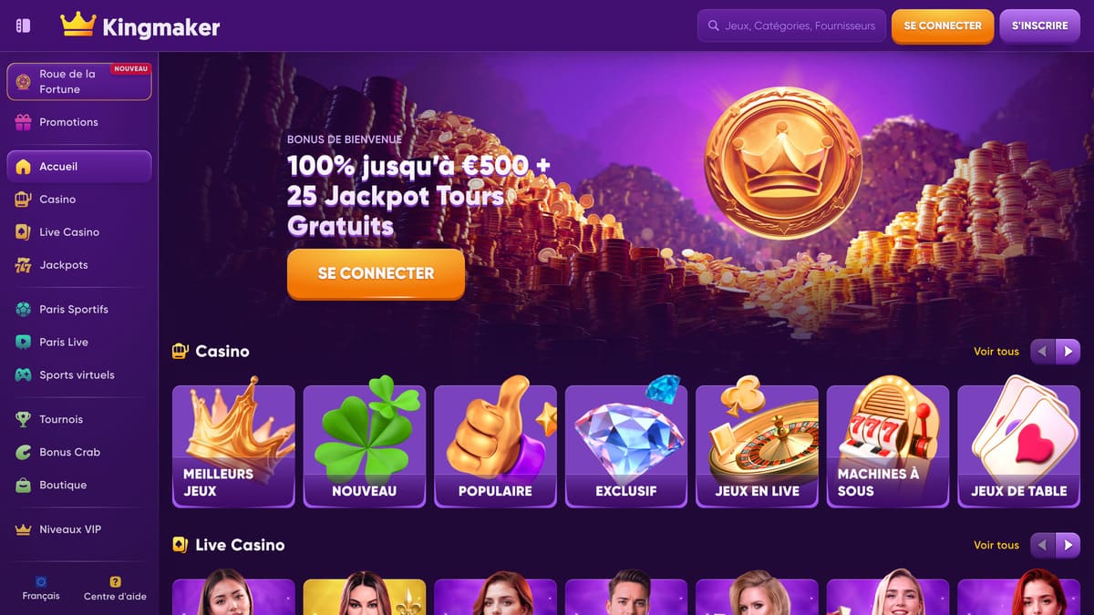 Visuel 7 Kingmaker casino