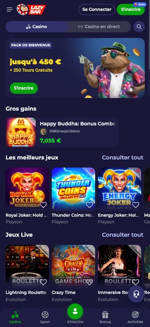 Visuel 9 LazyBar Casino