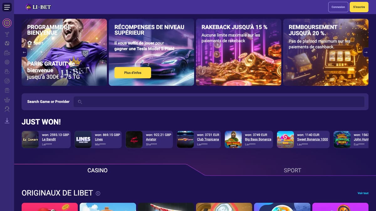 Visuel 7 LiBet Casino