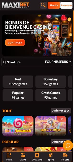 Visuel 9 MaxiBet Casino