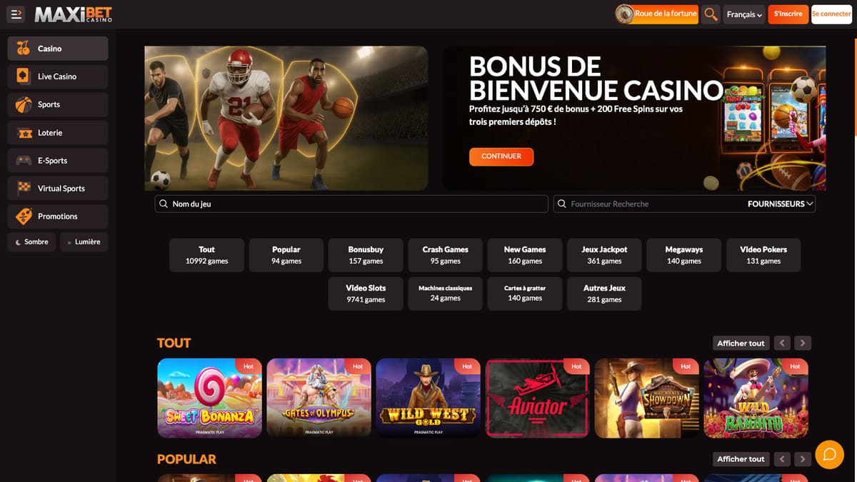 Visuel 7 MaxiBet Casino