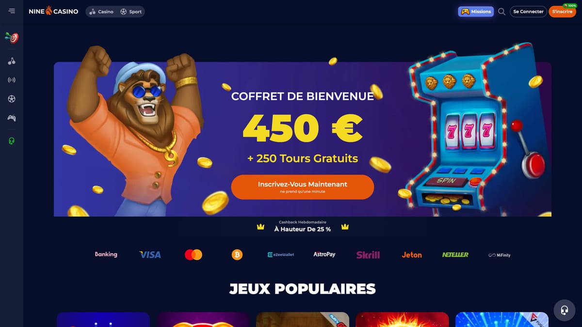 Visuel 7 Ninecasino