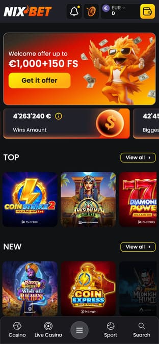 Visuel 9 Nixbet Casino
