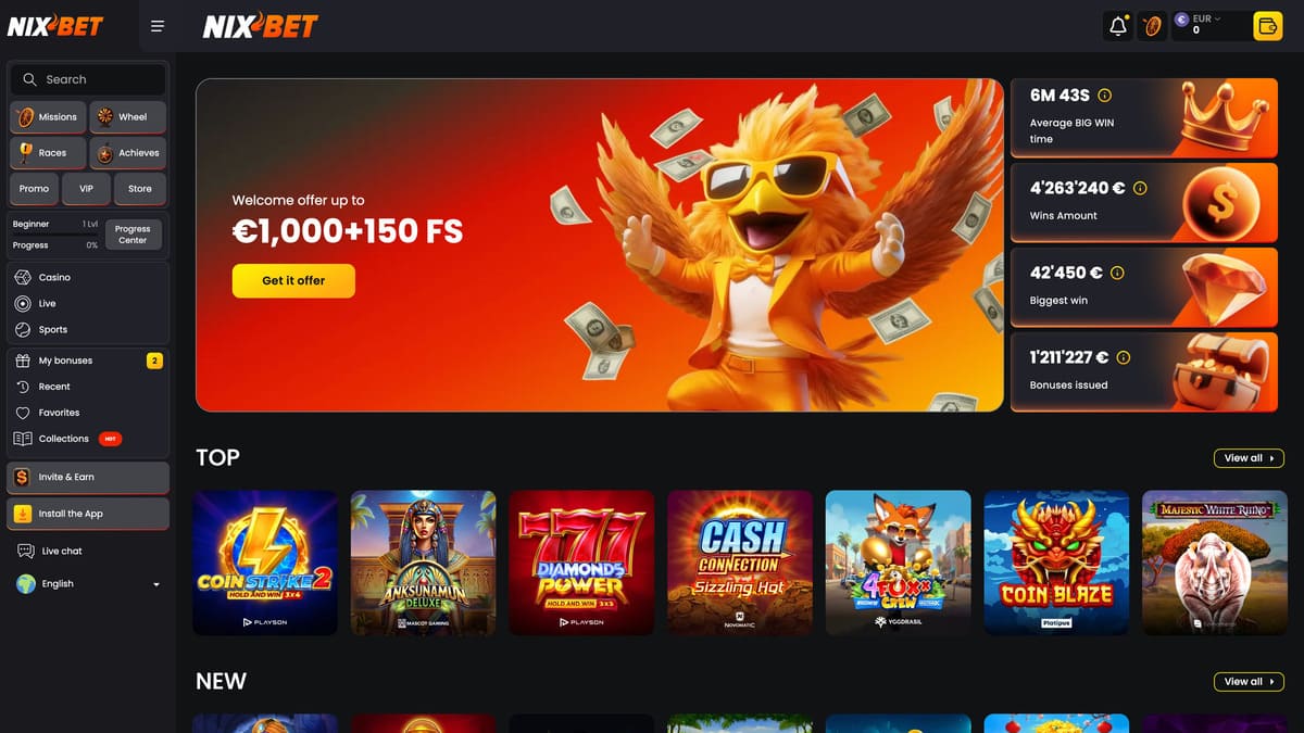 Visuel 7 Nixbet Casino