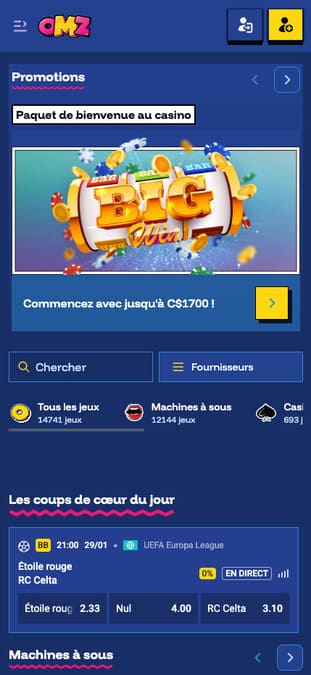 Visuel 9 OhMyZino Casino