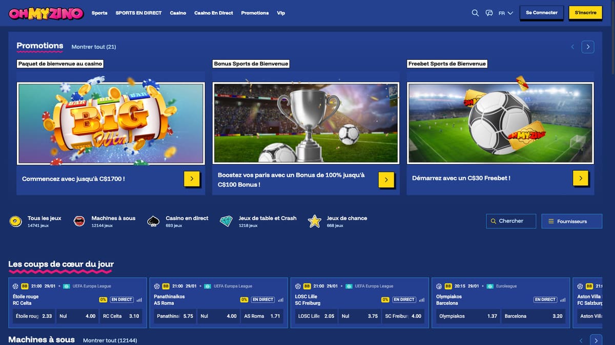 Visuel 7 OhMyZino Casino