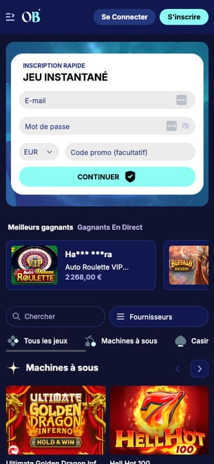 Visuel 7 OrionsBet Casino