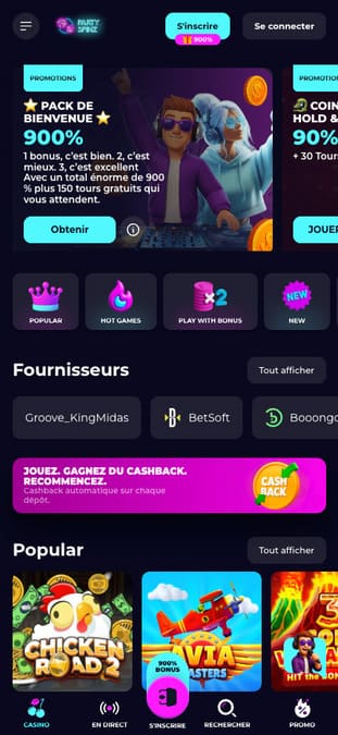 Visuel 9 PartySpinz Casino