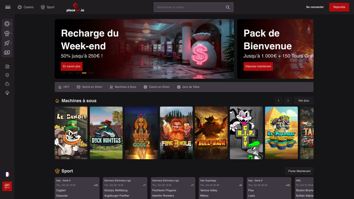 Visuel 7 PlaceBet Casino