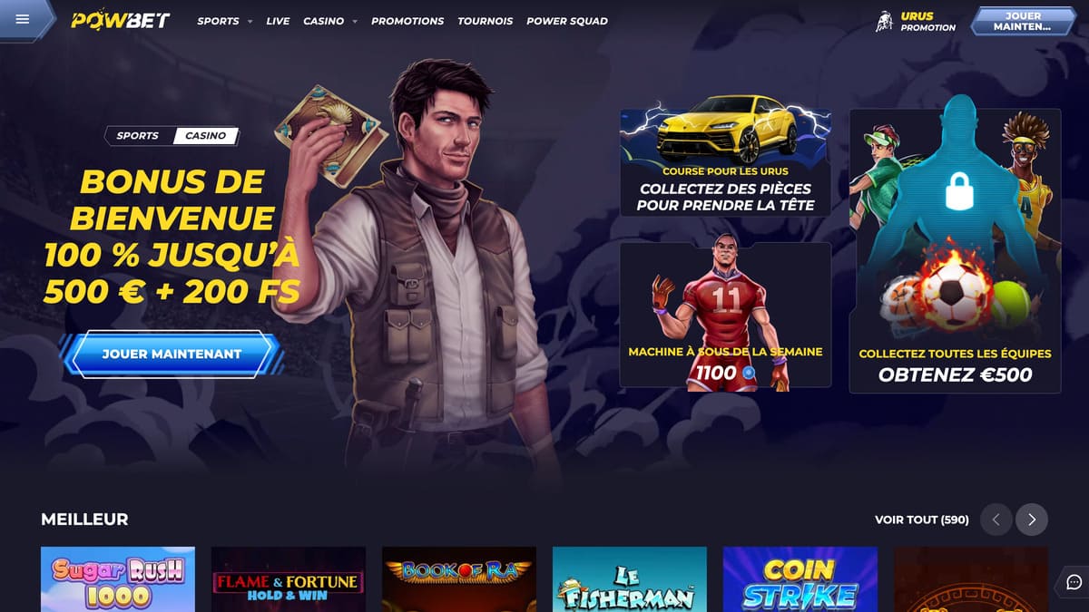 Visuel 7 Powbet Casino