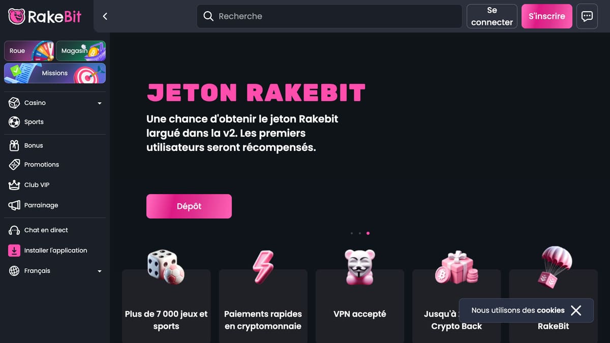 Visuel 5 Rakebit Casino