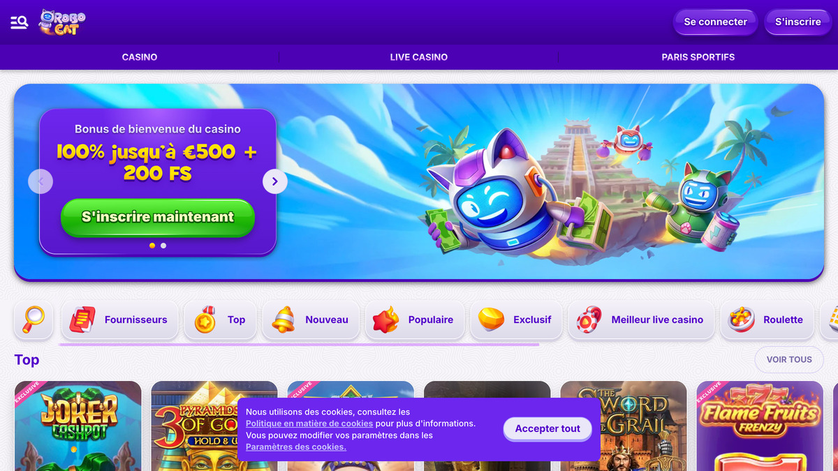 Visuel 8 Robocat Casino