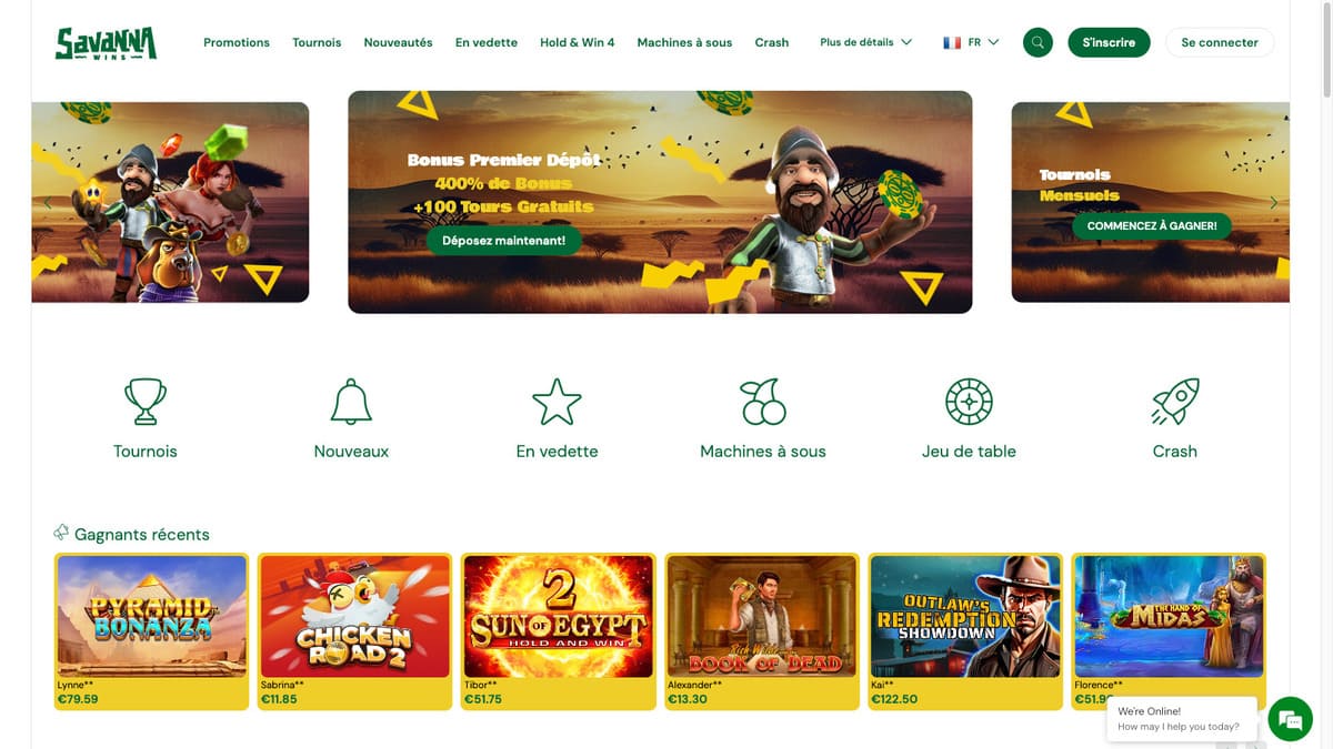 Visuel 7 Savanna Wins Casino