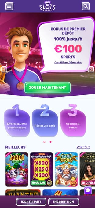 Visuel 7 SlotsPalace Casino