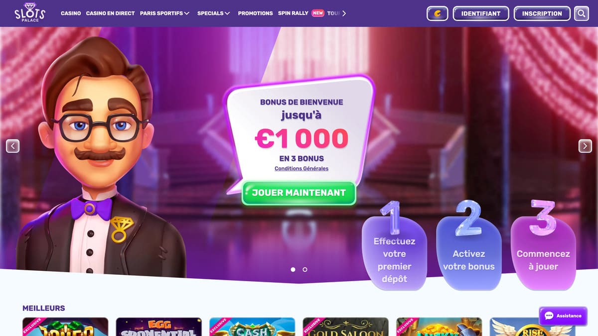 Visuel 5 SlotsPalace Casino