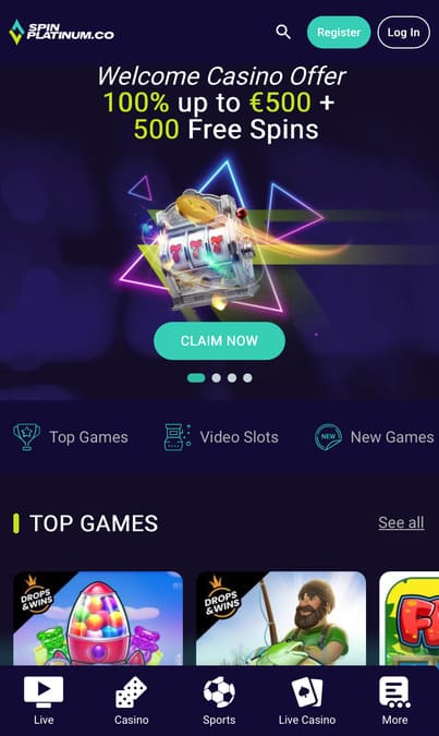 Visuel 9 Spin Platinum Casino