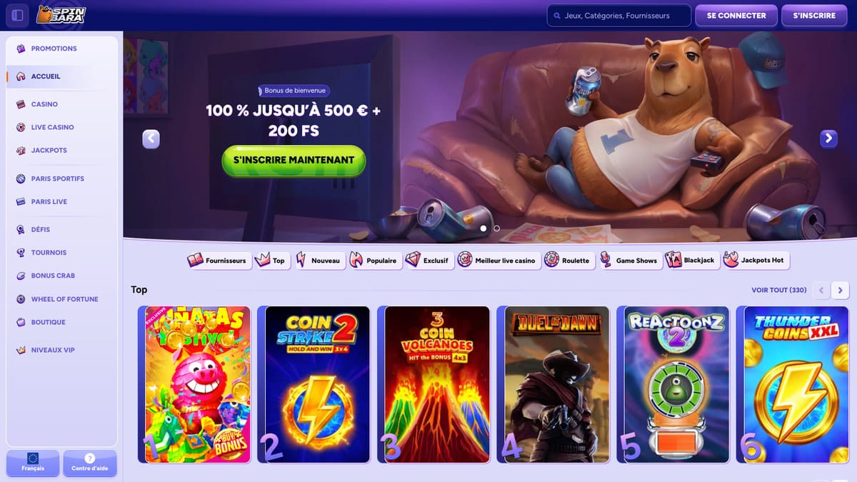Visuel 8 Spinbara Casino