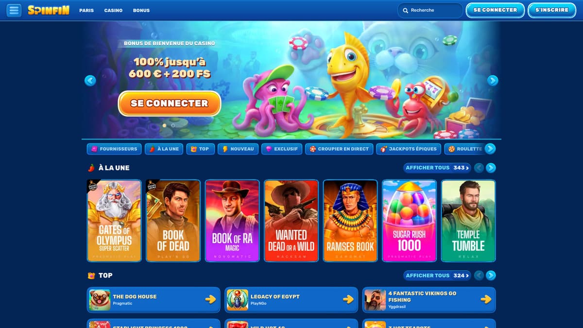 Visuel 7 SpinFin Casino