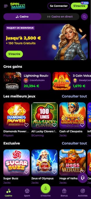 Visuel 9 Spinmama Casino