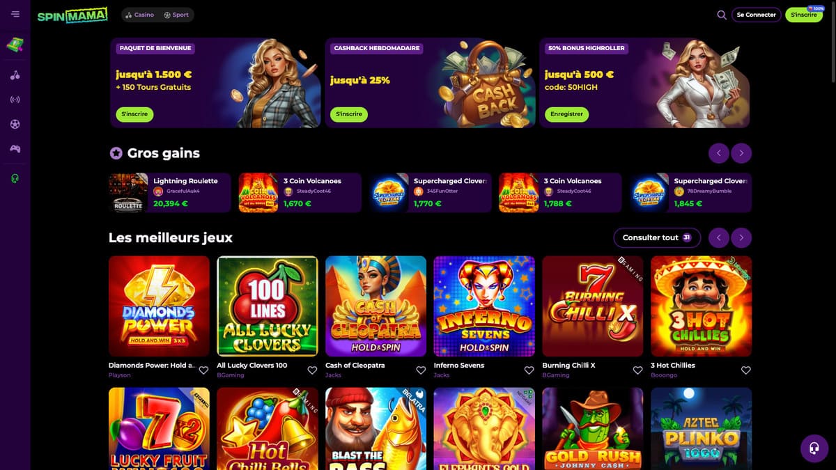 Visuel 7 Spinmama Casino