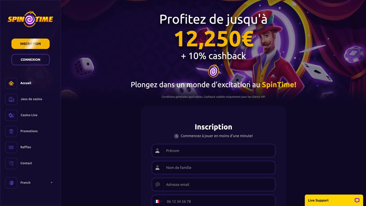 Visuel 5 Spin Time Casino