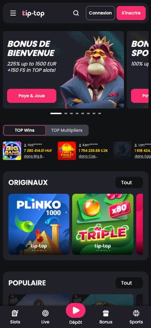 Visuel 9 Tip Top Casino