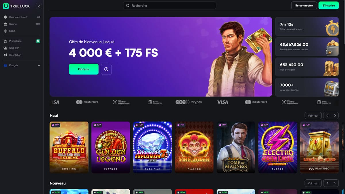 Visuel 7 TrueLuck Casino