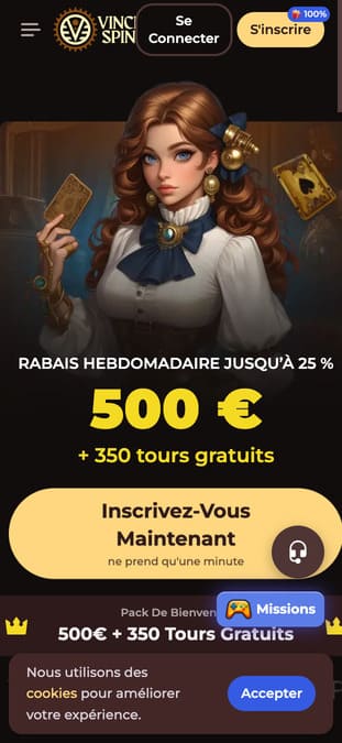 Visuel 9 Vincispin Casino