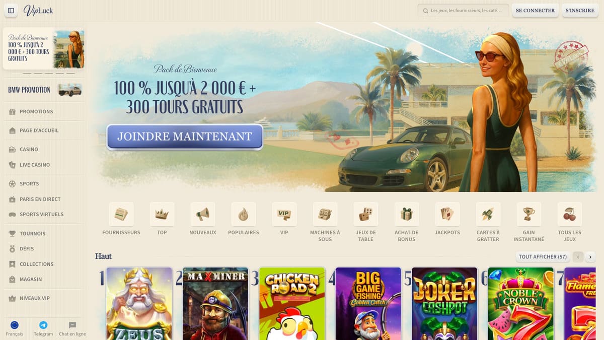 Visuel 7 VipLuck Casino